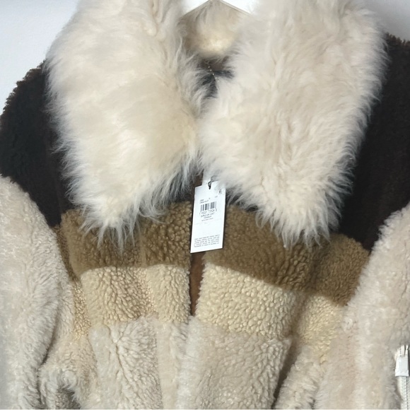 100% New Shearling Jacket - Coach - Picture 4 of 9